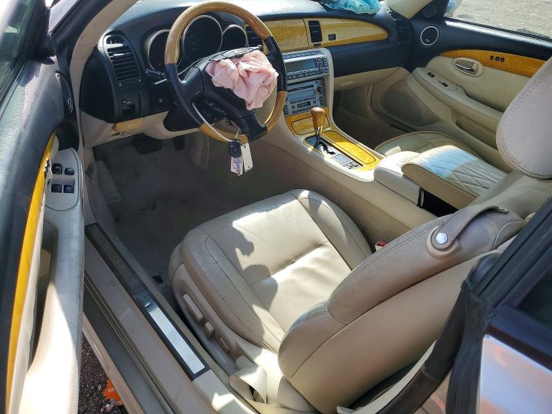 49990436 :رقم المزاد ، JTHFN48YX20030220 vin ، 2002 Lexus Sc مزاد بيع