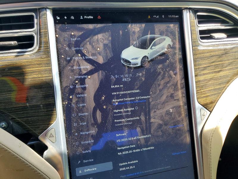 Aukcja sprzedaży 2014 Tesla Model S, vin: 5YJSA1H13EFP52681, numer aukcji: 51138536