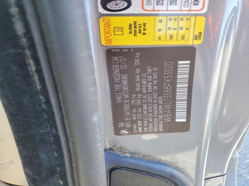 Aukcja sprzedaży 2008 Bmw 335, vin: WBAWL73588PX53020, numer aukcji: 48657376