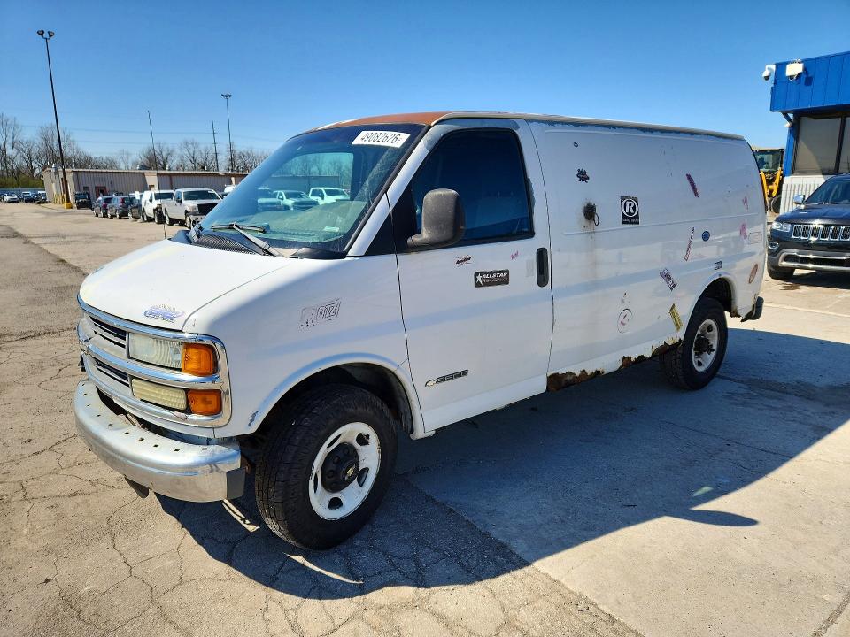 2002 Chev Express G3500 მანქანა იყიდება აუქციონზე, vin: 1GCHG35R721228968, აუქციონის ნომერი: 49082626