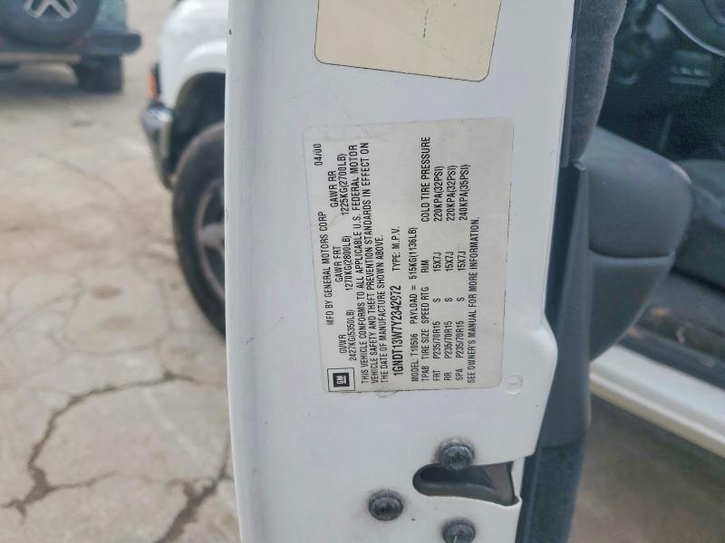 Продаж на аукціоні авто 2000 Chevrolet Blazer, vin: 1GNDT13W7Y2342972, номер лоту: 52035866