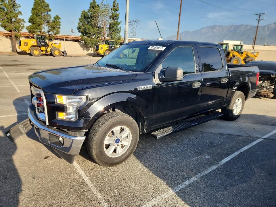 50186096 :رقم المزاد ، 1FTEW1C88HFA12241 vin ، 2017 Ford F150 مزاد بيع