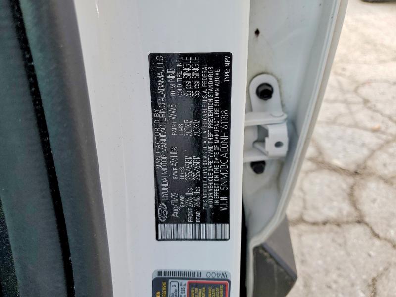 Aukcja sprzedaży 2022 Hyundai Tucson, vin: 5NMJBCAE0NH161188, numer aukcji: 49555656