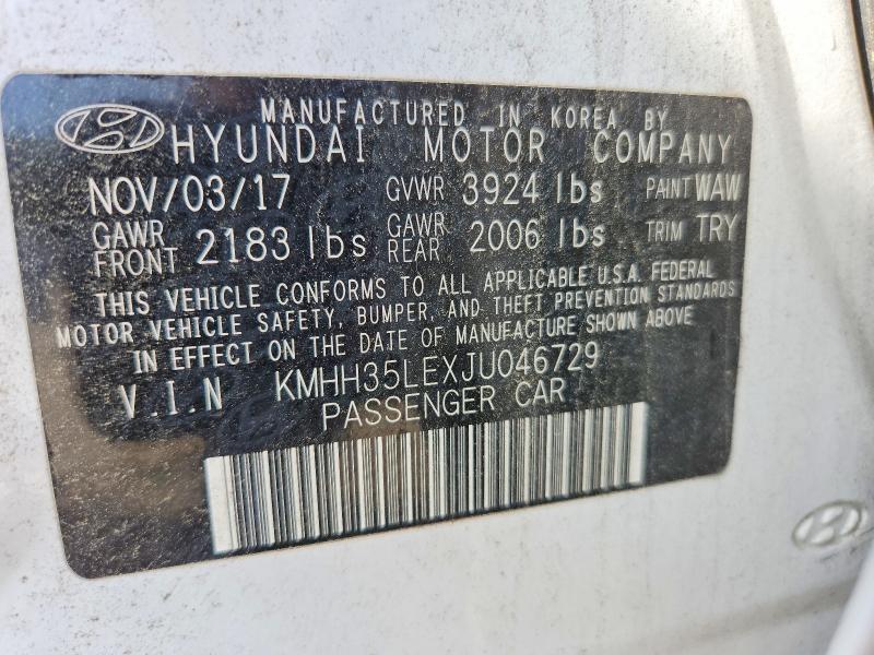 Продаж на аукціоні авто 2018 Hyundai Elantra Gt, vin: KMHH35LEXJU046729, номер лоту: 49904706