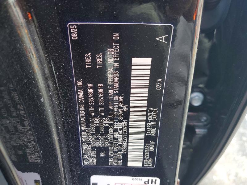 Aukcja sprzedaży 2026 Lexus Nx, vin: 2T2GGCEZ7TC097691, numer aukcji: 49482346