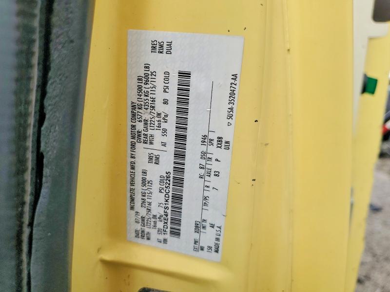 2019 Ford Econoline მანქანა იყიდება აუქციონზე, vin: 1FDXE4FS1KDC52265, აუქციონის ნომერი: 51137826