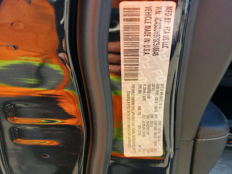 2025 Dodge Durango მანქანა იყიდება აუქციონზე, vin: 1C4SDJH97SC518646, აუქციონის ნომერი: 51502086