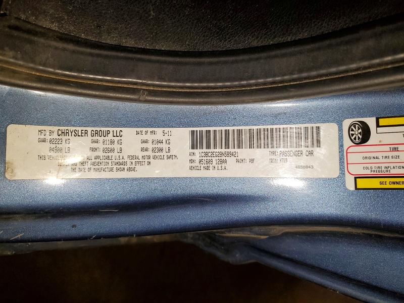 49265366 :رقم المزاد ، 1C3BC2EG2BN589421 vin ، 2011 Chrysler 200 مزاد بيع