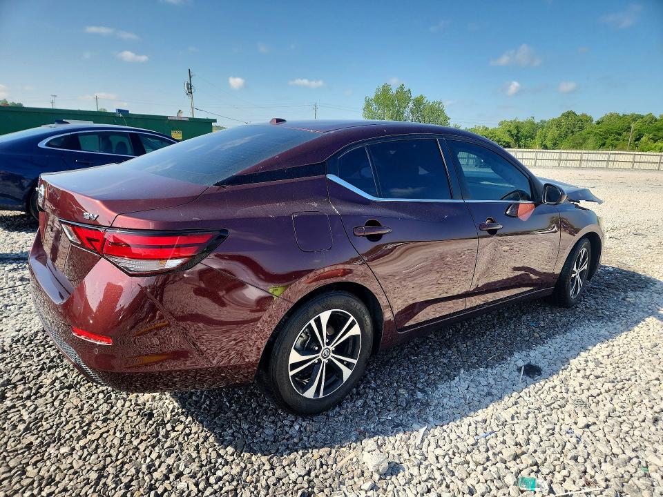2022 Nissan Sentra მანქანა იყიდება აუქციონზე, vin: 3N1AB8CVXNY253282, აუქციონის ნომერი: 51197096