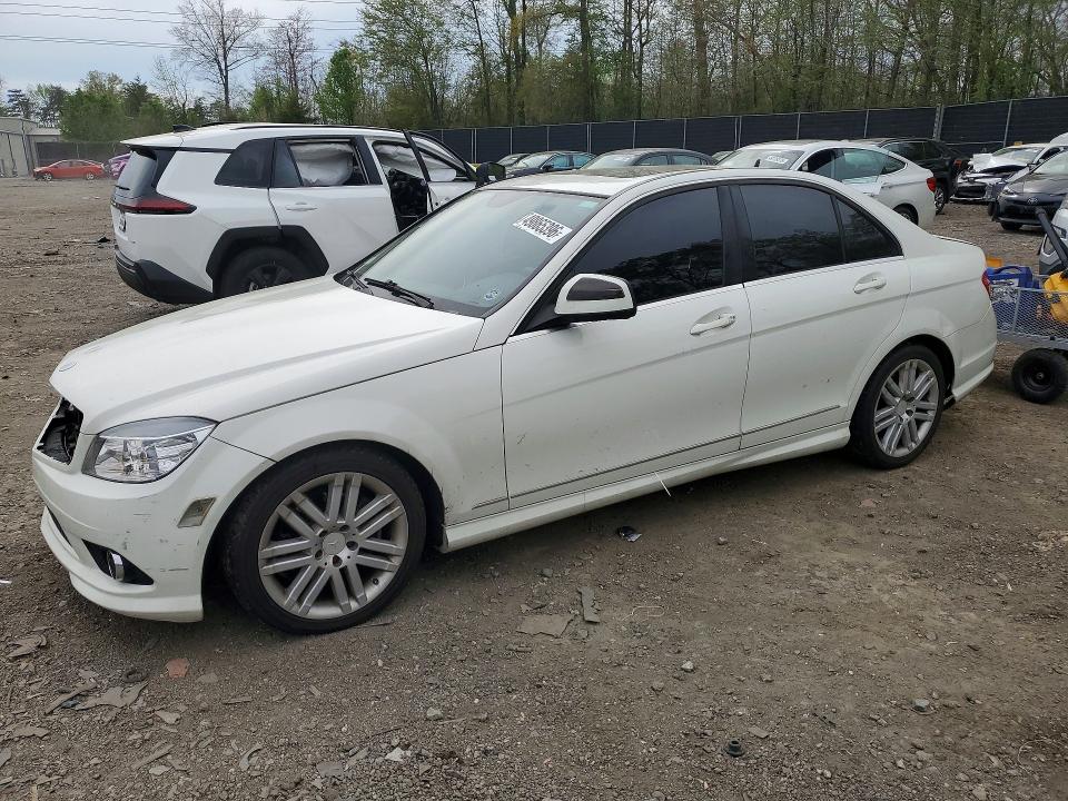 2009 Mercedes-benz C მანქანა იყიდება აუქციონზე, vin: WDDGF54X39R054814, აუქციონის ნომერი: 49865396