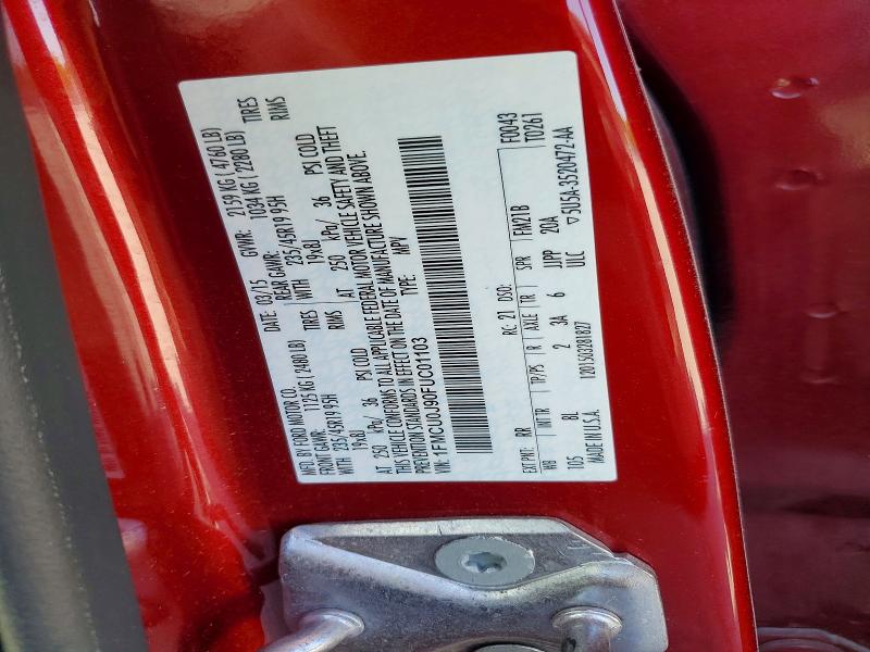 Продажа на аукционе авто 2015 Ford Escape, vin: 1FMCU0J90FUC01103, номер лота: 49389736