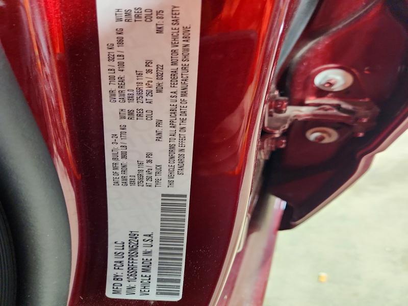 Продаж на аукціоні авто 2025 Ram 1500, vin: 1C6SRFFP8SN522491, номер лоту: 51154936