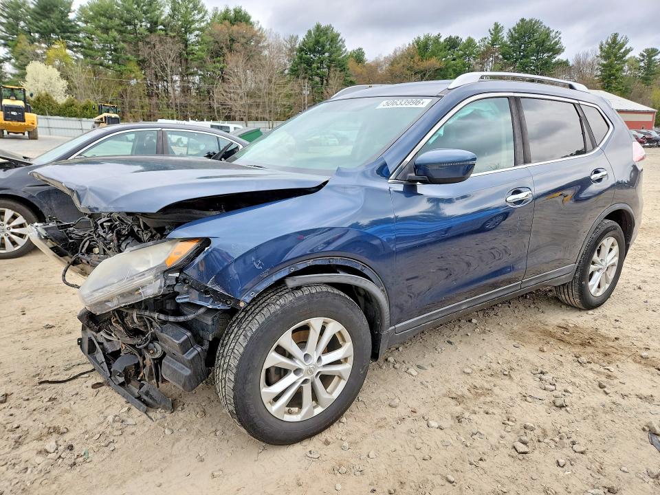 Auction sale of the 2016 Nissan Rogue, vin: KNMAT2MV5GP653387, lot number: 50633996