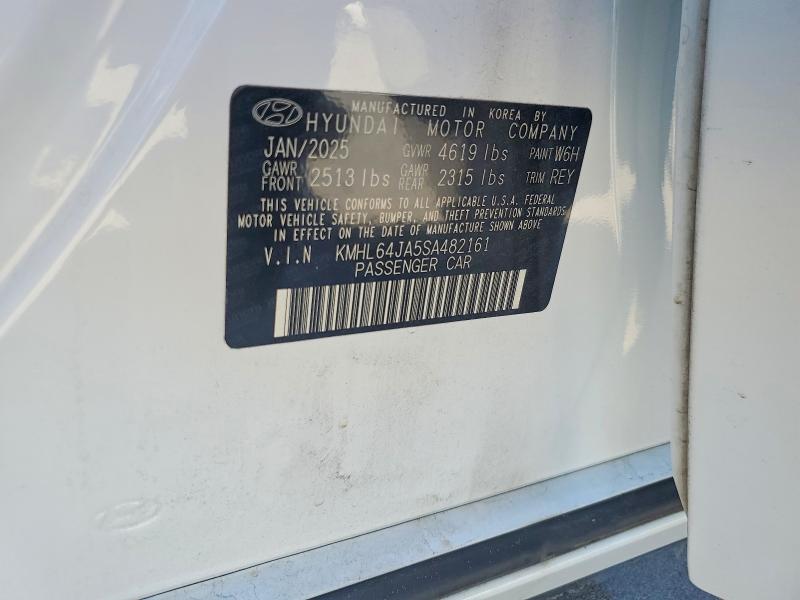 2025 Hyundai Sonata მანქანა იყიდება აუქციონზე, vin: KMHL64JA5SA482161, აუქციონის ნომერი: 50346786