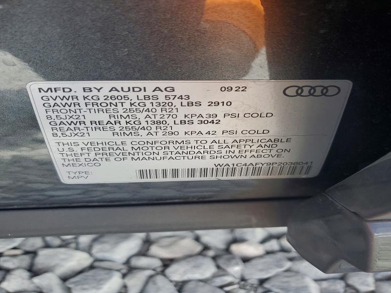 Aukcja sprzedaży 2023 Audi Sq5, vin: WA1C4AFY9P2036041, numer aukcji: 48286746