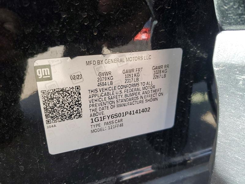 51596616 :رقم المزاد ، 1G1FY6S01P4141402 vin ، 2023 Chevrolet Bolt Euv مزاد بيع