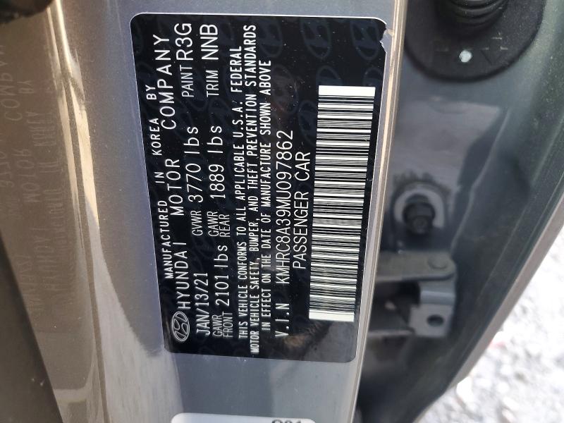 Продажа на аукционе авто 2021 Hyundai Venue, vin: KMHRC8A39MU097862, номер лота: 48256036