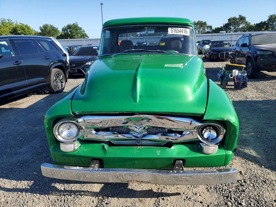 51654416 :رقم المزاد ، F10D6R25418 vin ، 1956 Ford F100 مزاد بيع