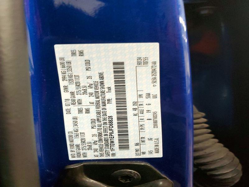 Продаж на аукціоні авто 2018 Ford F150, vin: 1FTEW1EP8JFD68828, номер лоту: 49428456
