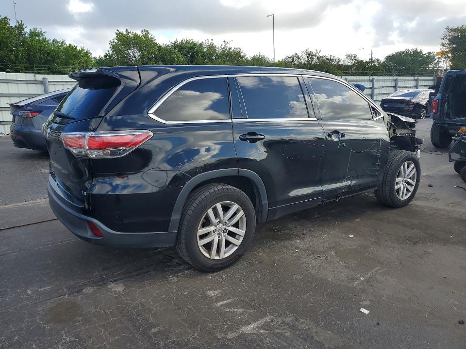 2014 Toyota Highlander მანქანა იყიდება აუქციონზე, vin: 5TDZKRFH3ES010254, აუქციონის ნომერი: 48738846