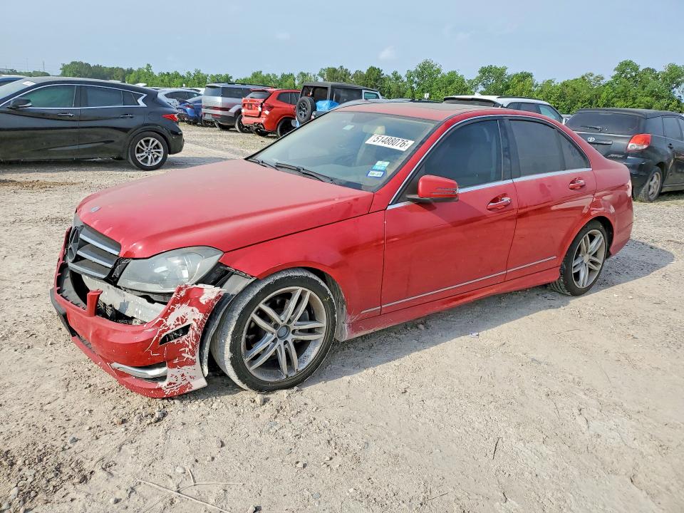 51488076 :رقم المزاد ، WDDGF4HBXEA938170 vin ، 2014 Mercedes-benz C مزاد بيع