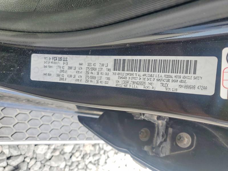 Продаж на аукціоні авто 2019 Ram 1500, vin: 1C6SRFJT9KN626525, номер лоту: 50461766