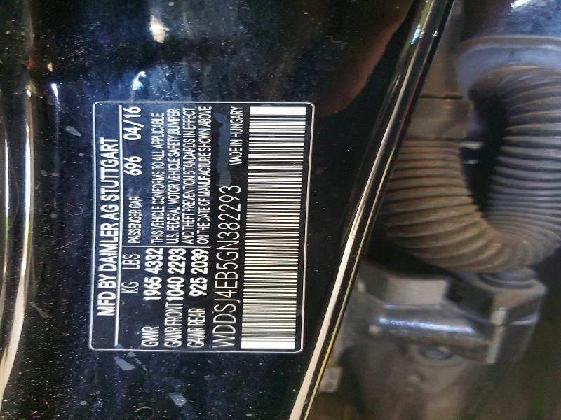 49407886 :رقم المزاد ، WDDSJ4EB5GN382293 vin ، 2016 Mercedes-benz Cla مزاد بيع