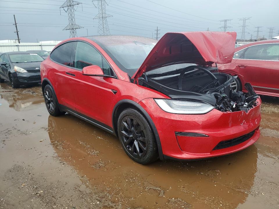 Продажа на аукционе авто 2021 Tesla Model X, vin: 5YJXCBE54MF326364, номер лота: 48589106