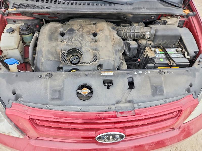 2010 Kia Sedona მანქანა იყიდება აუქციონზე, vin: KNDMG4C37A6337760, აუქციონის ნომერი: 51426606