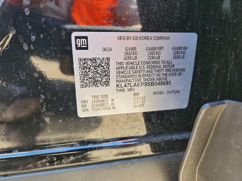 48609236 :رقم المزاد ، KL47LAEP9SB048695 vin ، 2025 Buick Envista مزاد بيع