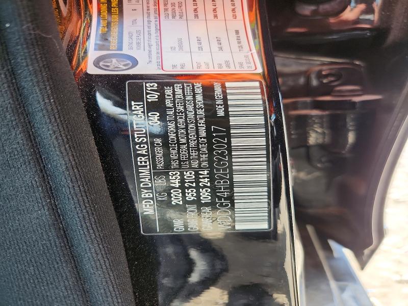 Aukcja sprzedaży 2014 Mercedes-benz C, vin: WDDGF4HB2EG230217, numer aukcji: 49597106