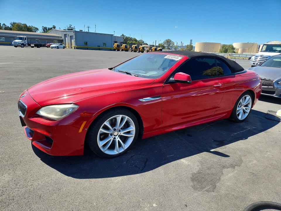 2013 Bmw 640 მანქანა იყიდება აუქციონზე, vin: WBALW7C52DDX58297, აუქციონის ნომერი: 49248946