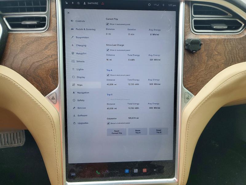 Продажа на аукционе авто 2017 Tesla Model S, vin: 5YJSA1E24HF188136, номер лота: 51124246