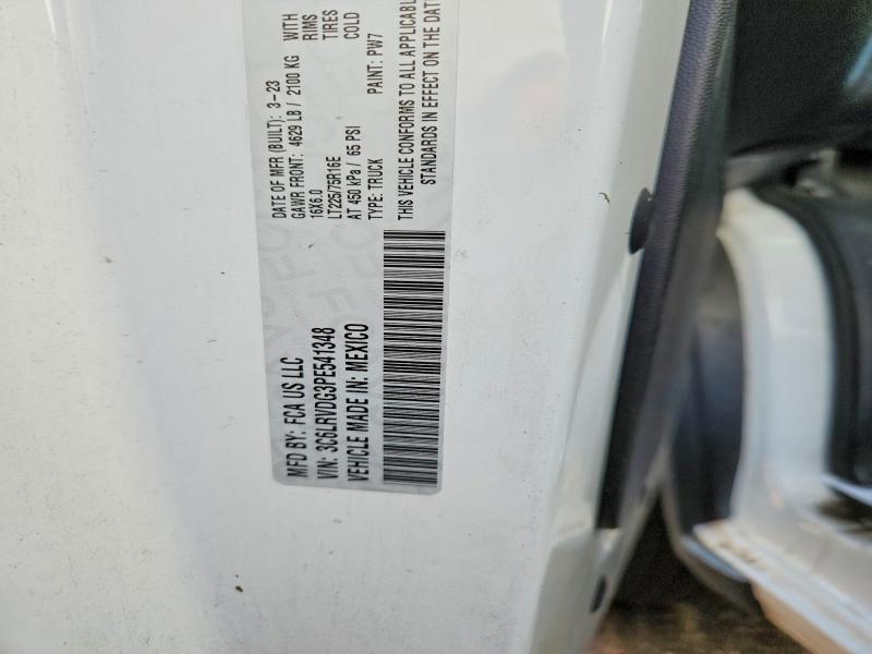 Продаж на аукціоні авто 2023 Ram Promaster 2500, vin: 3C6LRVDG3PE541348, номер лоту: 50155926