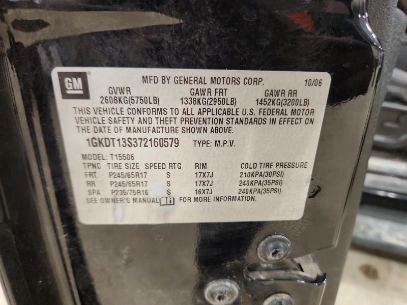 Продажа на аукционе авто 2007 Gmc Envoy, vin: 1GKDT13S372160579, номер лота: 49330126