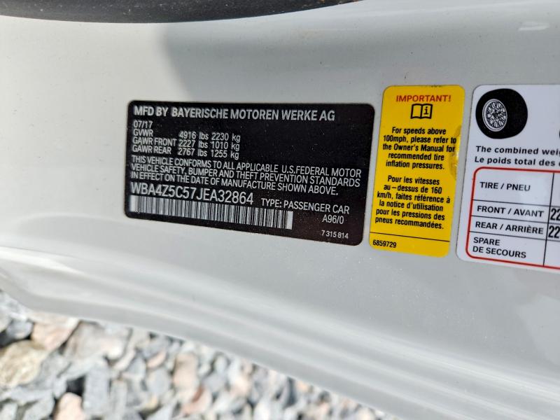 50078796 :رقم المزاد ، WBA4Z5C57JEA32864 vin ، 2018 Bmw 440i مزاد بيع