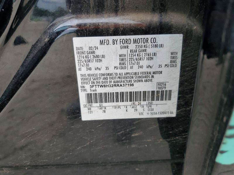Продажа на аукционе авто 2024 Ford Maverick, vin: 3FTTW8H32RRA37198, номер лота: 52119206