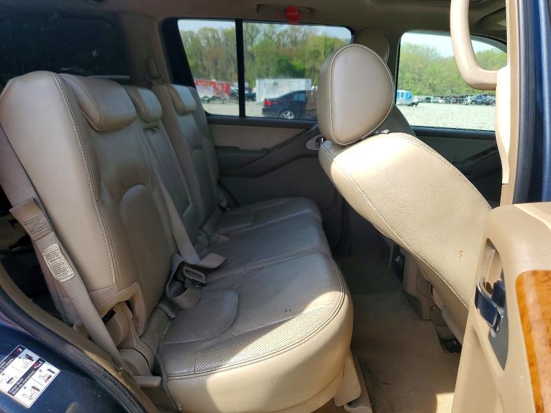 2006 Nissan Pathfinder მანქანა იყიდება აუქციონზე, vin: 5N1AR18W96C635973, აუქციონის ნომერი: 49914526