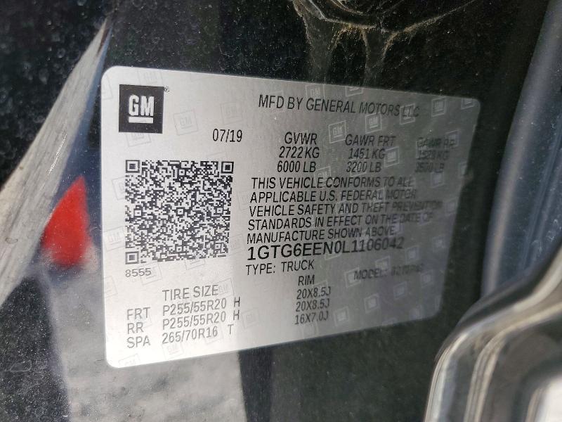 Aukcja sprzedaży 2020 Gmc Canyon, vin: 1GTG6EEN0L1106042, numer aukcji: 49329376