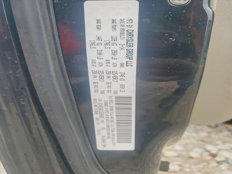 50962296 :رقم المزاد ، 2C4RDGBG1ER290681 vin ، 2014 Dodge Grand Caravan مزاد بيع