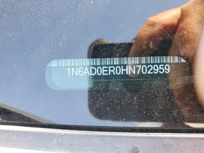 Продаж на аукціоні авто 2017 Nissan Frontier, vin: 1N6AD0ER0HN702959, номер лоту: 52005696