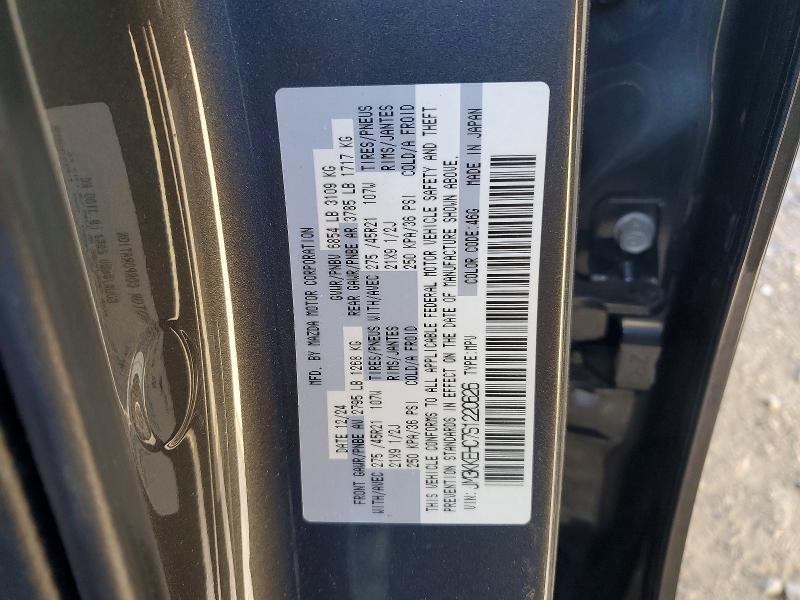 Продаж на аукціоні авто 2025 Mazda Cx-90, vin: JM3KKEHC7S1220626, номер лоту: 50500446