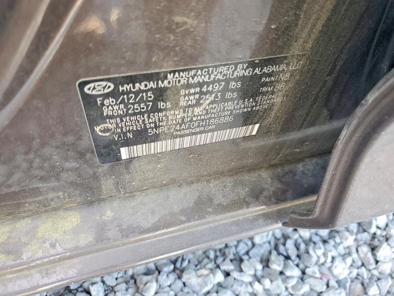 Продаж на аукціоні авто 2015 Hyundai Sonata, vin: 5NPE24AF0FH186886, номер лоту: 49911936