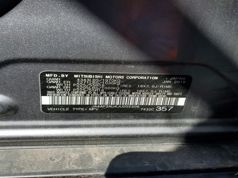 Aukcja sprzedaży 2018 Mitsubishi Outlander Sport, vin: JA4AP3AU4JU005306, numer aukcji: 49177036