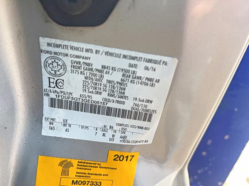 Aukcja sprzedaży 2016 Ford F550, vin: 1FDUF5GT3GED05157, numer aukcji: 50705246