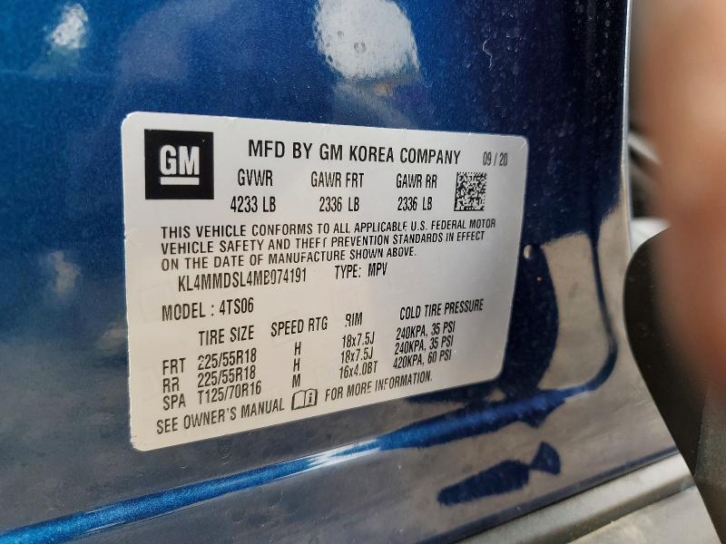 Продаж на аукціоні авто 2021 Buick Encore Gx, vin: KL4MMDSL4MB074191, номер лоту: 48795656