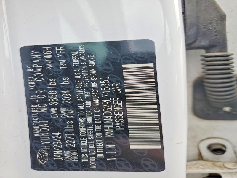 Продаж на аукціоні авто 2024 Hyundai Elantra, vin: KMHLM4DG2RU745351, номер лоту: 51015016
