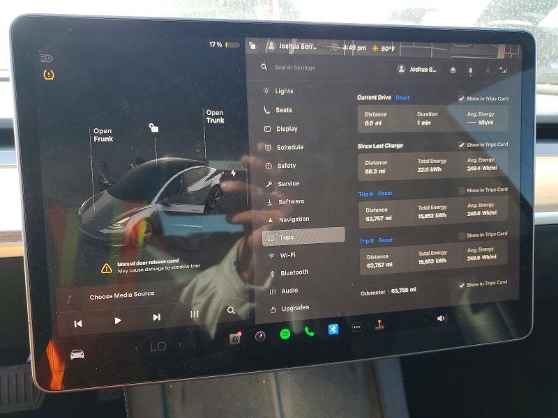 2023 Tesla Model 3 მანქანა იყიდება აუქციონზე, vin: 5YJ3E1EA6PF409461, აუქციონის ნომერი: 50599906