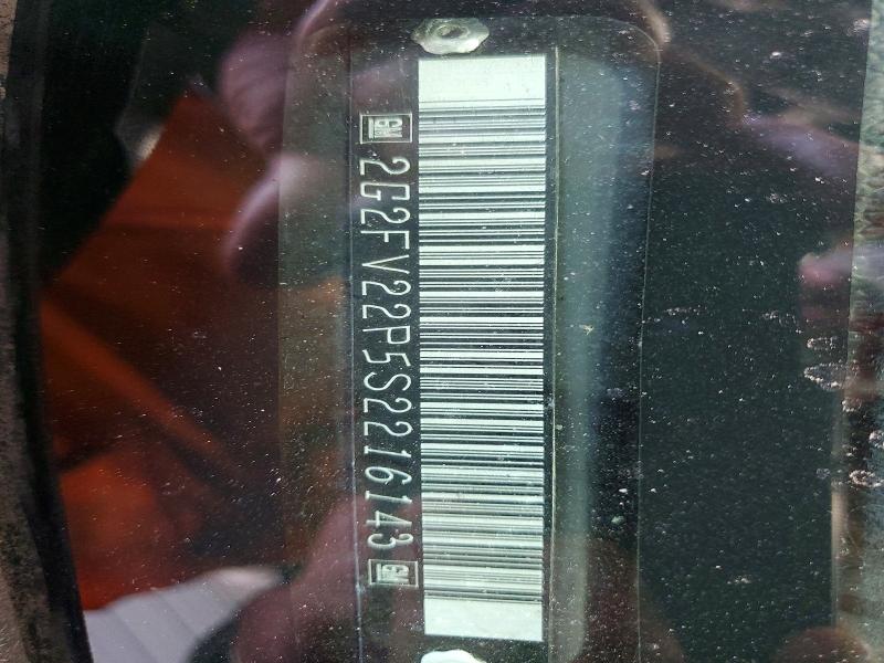 Продаж на аукціоні авто 1995 Pontiac Firebird, vin: 2G2FV22P5S2216143, номер лоту: 48945476