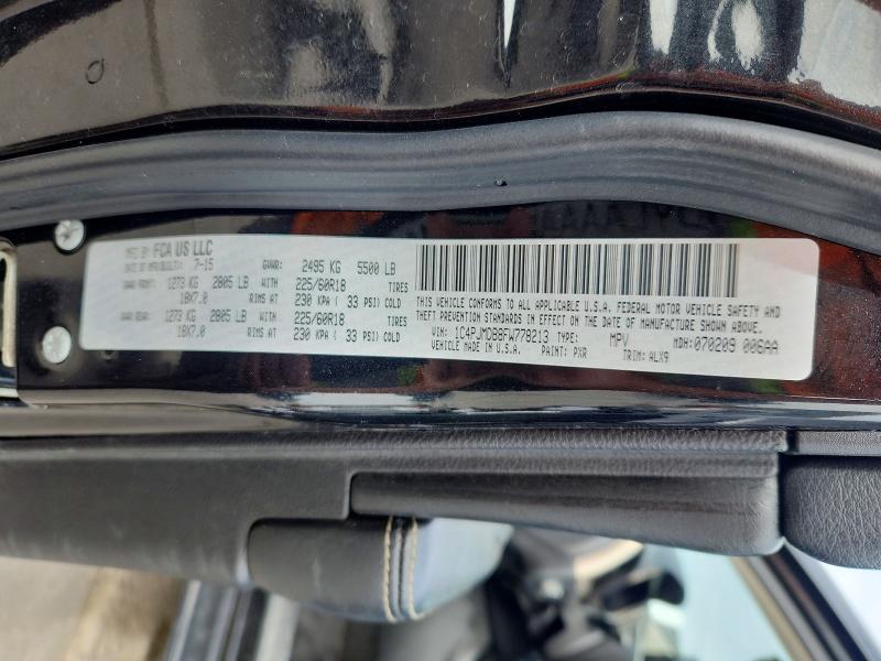 2015 Jeep Cherokee მანქანა იყიდება აუქციონზე, vin: 1C4PJMDB8FW778213, აუქციონის ნომერი: 50730996